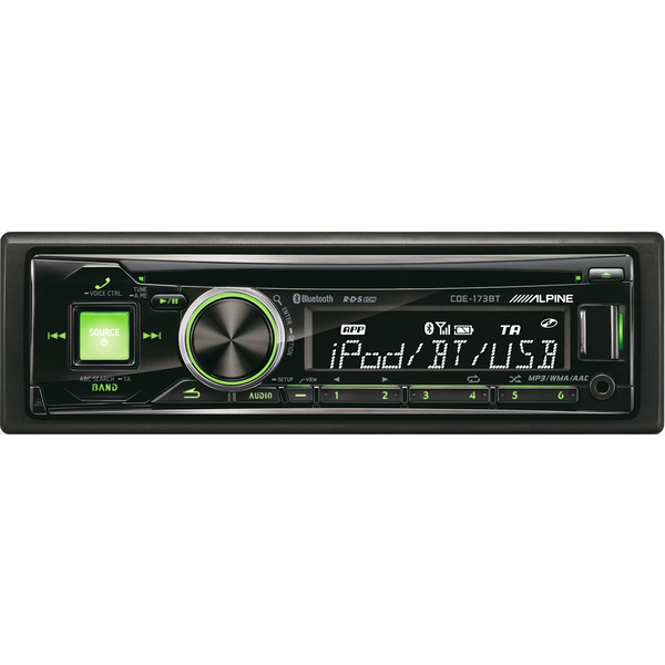 Магнитофон в авто Alpine CDE-173BT - Bluetooth, USB, iPod